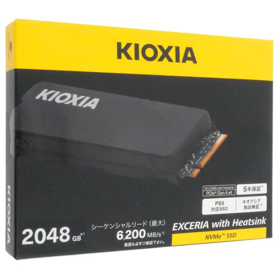 キオクシア　EXCERIA with Heatsink SSD-CK2.0N4HS/J　ブラック