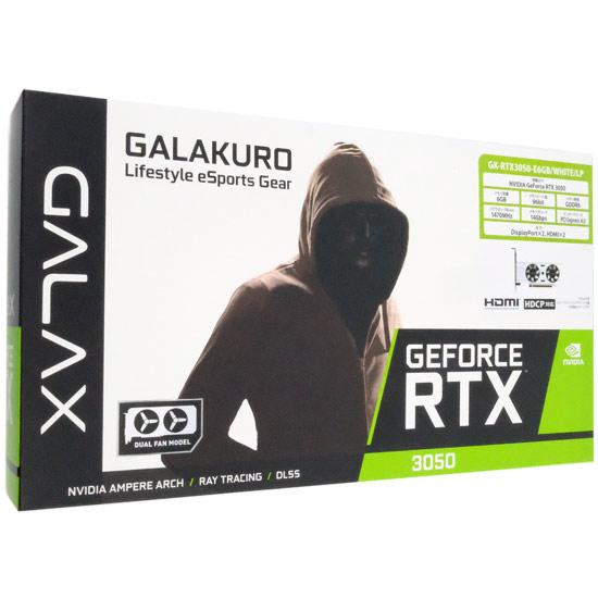 玄人志向グラボ　GK-RTX3050-E6GB/WHITE/LP　PCIExp 6GB