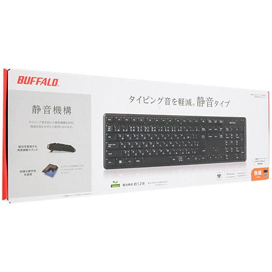 BUFFALO　無線2.4GHz 静音設計 フルキーボード 日本語配列　BSKBW340BK　ブラ･･･