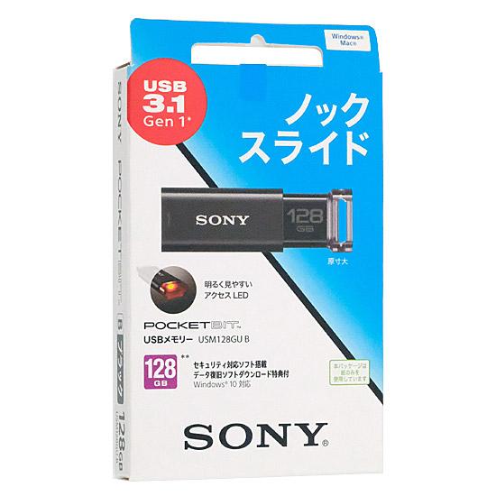 SONY　USBメモリ ポケットビット 128GB　USM128GU B