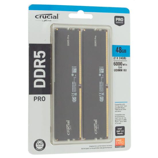crucial　CP2K24G60C48U5　DDR5 PC5-48000 24GB 2枚組