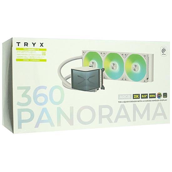 TRYX　簡易水冷CPUクーラー PANORAMA ARGB 360　L-P360A-AS3M-G1W　WHITE