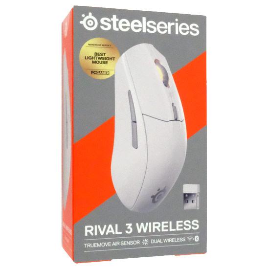 SteelSeries　ゲーミングマウス Rival 3 Wireless Gen 2 White　62524