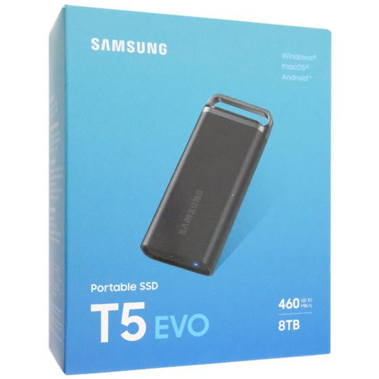 SAMSUNG　外付けSSD　T5 EVO MU-PH8T0S-IT/EC　8TB　ブラック
