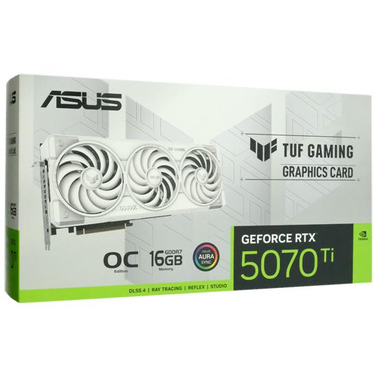 ASUS製グラボ　TUF-RTX5070TI-O16G-WHITE-GAMING　PCIExp 16GB