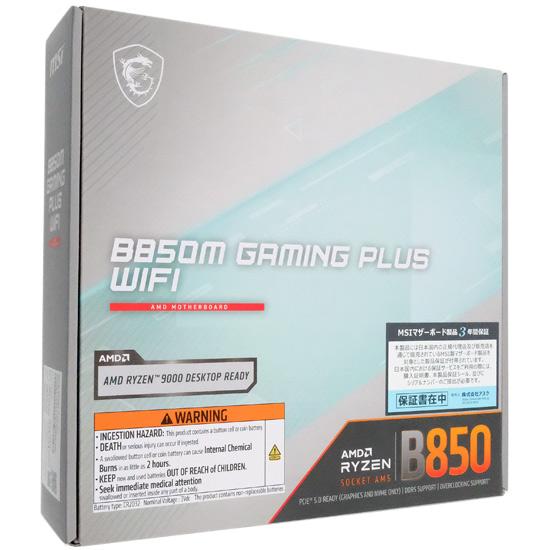 MSI製　MicroATXマザーボード　B850M GAMING PLUS WIFI　SocketAM5　未使用