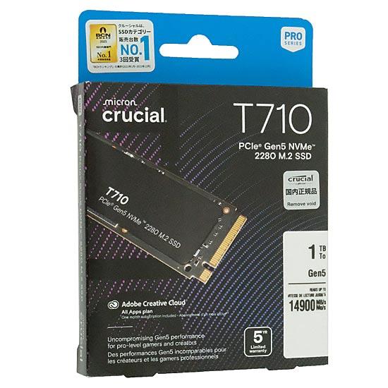 crucial　内蔵型 M.2 SSD　T710 CT1000T710SSD8-JP　1TB