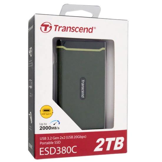 Transcend製　外付けSSD　TS2TESD380C　ミリタリーグリーン　2TB