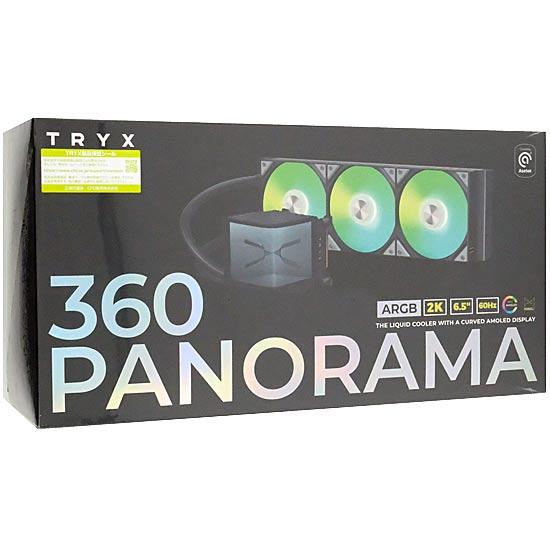 TRYX　簡易水冷CPUクーラー PANORAMA ARGB 360　L-P360A-AS3M-G1K　BLACK