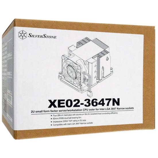 SILVERSTONE製　CPUクーラー SST-XE02-3647NB　ブラック/ブラック