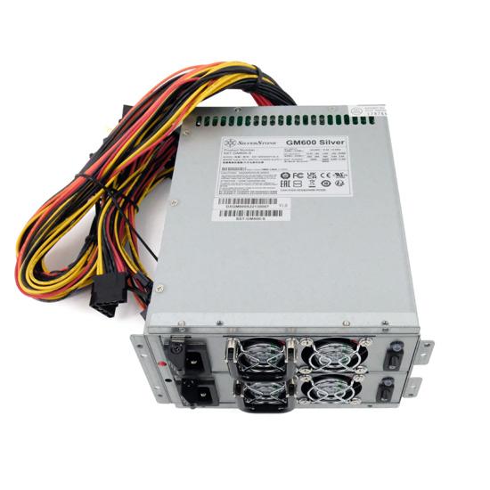 SILVERSTONE製　PC電源 SST-GM600-S　600W　シルバー