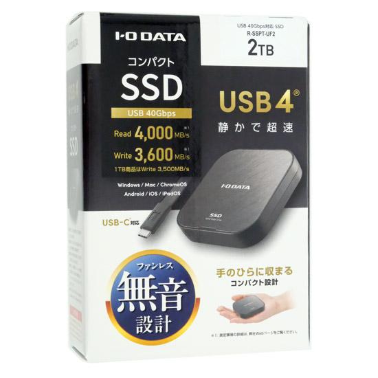 I-O DATA　USB-C ポータブルSSD R-SSPT-UF2　2TB