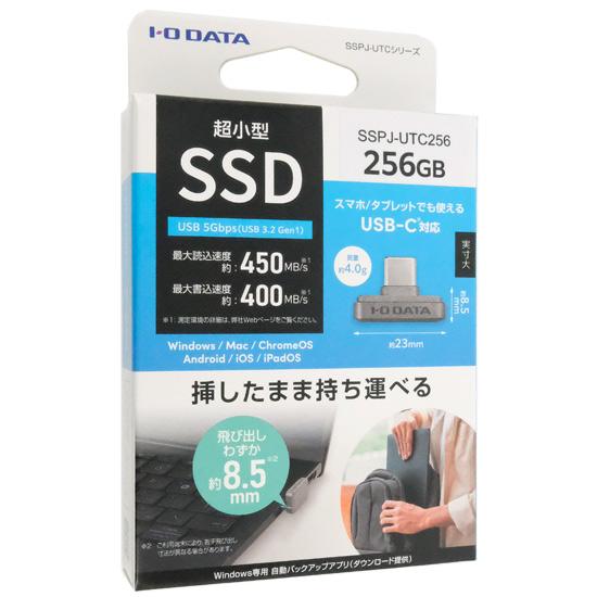 I-O DATA　USB-C小型SSD SSPJ-UTC256　256GB