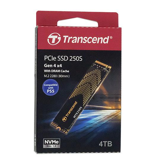Transcend製　M.2 2280 PCIe Gen4x4 SSD 250S TS4TMTE250S　4TB