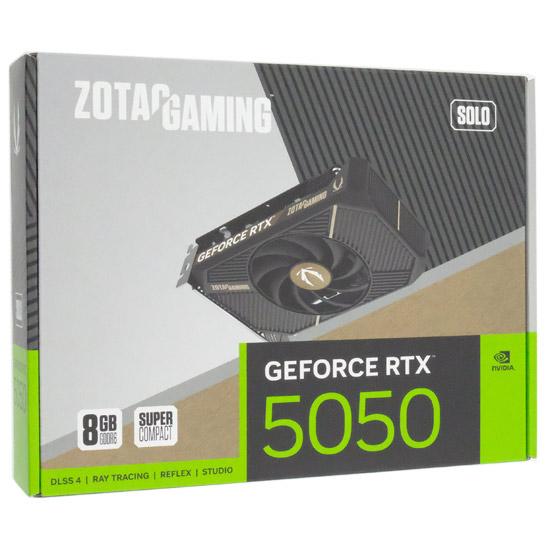ZOTAC製グラボ　GAMING GeForce RTX 5050 SOLO ZT-B50500G-10L　PCIExp 8GB