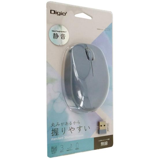 ナカバヤシ　3ボタンBlueLEDマウス Digio2 MUS-RKT247BL　ブルー