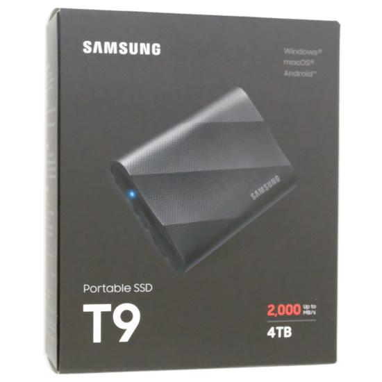 SAMSUNG製 SSD　T9 MU-PG4T0B-IT/EC　ブラック　4TB