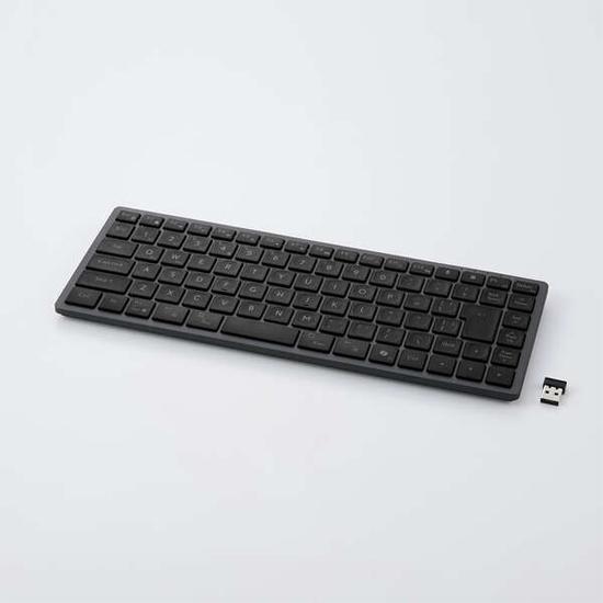 ELECOM　Precisionist mini USB無線/Bluetooth薄型ミニキーボード TK-PN1075M･･･