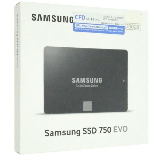 SAMSUNG　2.5インチ SSD 750 EVO MZ-750250B/CS　250GB