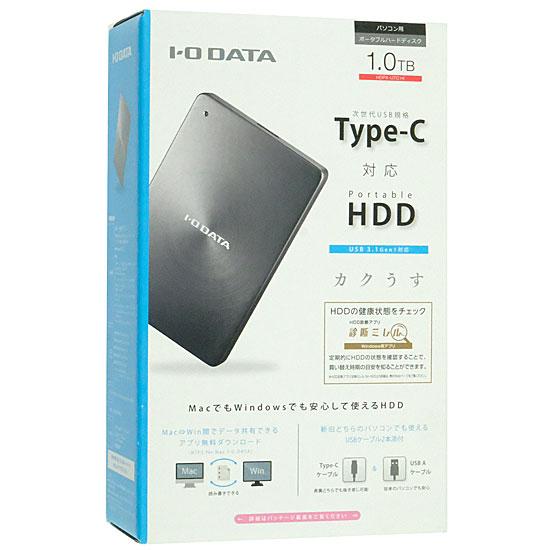 I-O DATA製 PortableHD　HDPX-UTC1K　1TB　ブラック