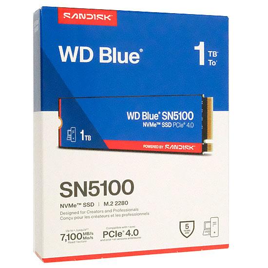 SANDISK　WD Blue SN5100 NVMe　WDS100T5B0E