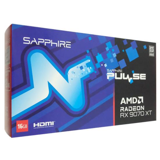SAPPHIRE　PULSE Radeon RX 9070 XT GAMING 16GB GDDR6　PCIExp 16GB　11348-･･･
