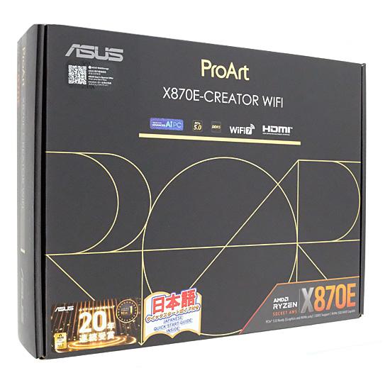 ASUS製　ATXマザーボード　ProArt X870E-CREATOR WIFI　SocketAM5