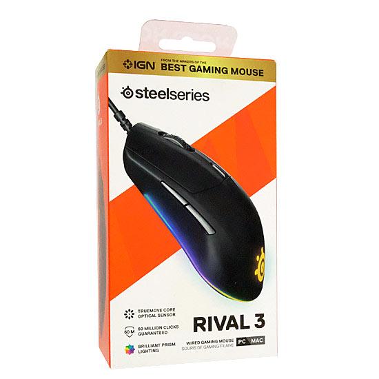SteelSeries　ゲーミングマウス Rival 3　62513