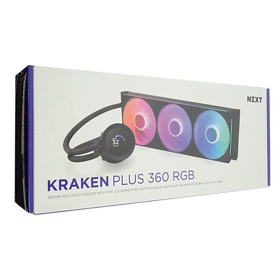 NZXT　簡易水冷CPUクーラー Kraken Plus 360 RGB RL-KR360-B2　ブラック