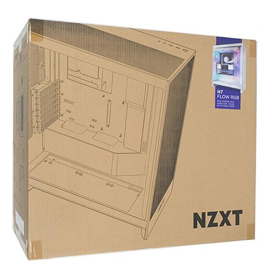 NZXT　ミドルタワーATXケース H7 Flow RGB (2024) CM-H72FW-R1　ホワイト