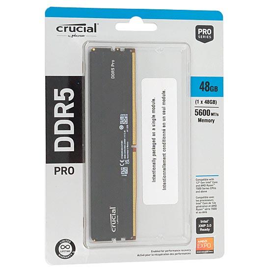 crucial　CP48G56C46U5　DDR5 PC5-44800 48GB