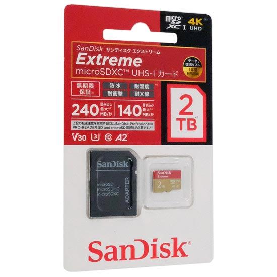 SanDisk　microSDXCメモリーカード　SDSQXAV-2T00-JN3MD　2TB