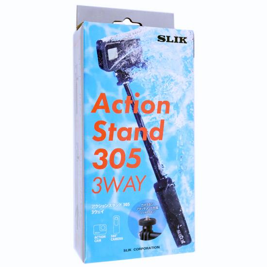 SLIK　伸縮ポール付きミニ三脚 アクションスタンド305 3WAY　ACSTA3053W