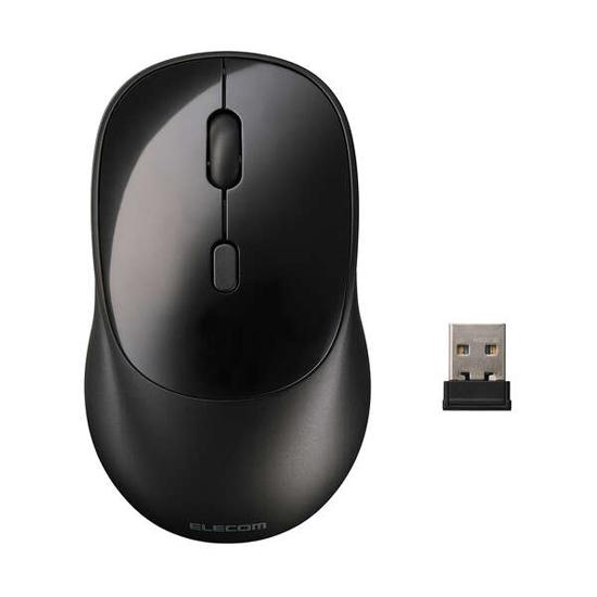 ELECOM製　OSMOD USB無線/Bluetoothマウス 4ボタン Mサイズ M-MY20MBSXBK　ブ･･･