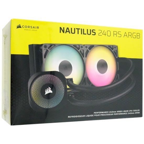 CORSAIR製　水冷一体型CPUクーラー NAUTILUS 240 RS ARGB CW-9060092-WW　ブ･･･