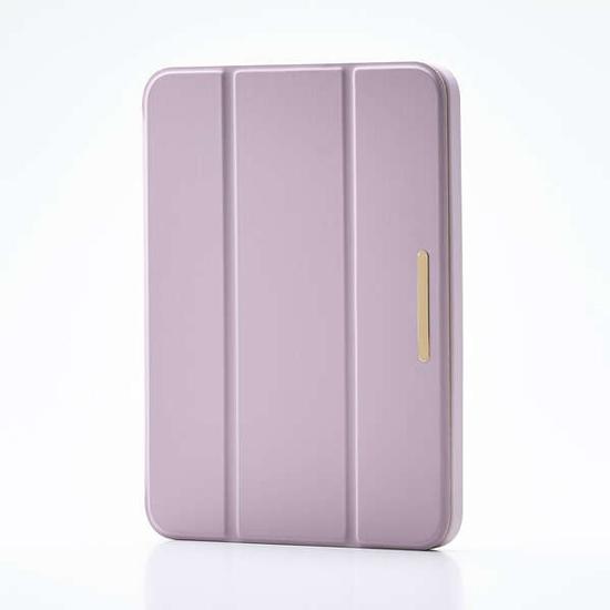 ELECOM　iPad mini(A17 Pro) フラップケース 薄型軽量　TB-A25SWVJM3PU　ラベ･･･