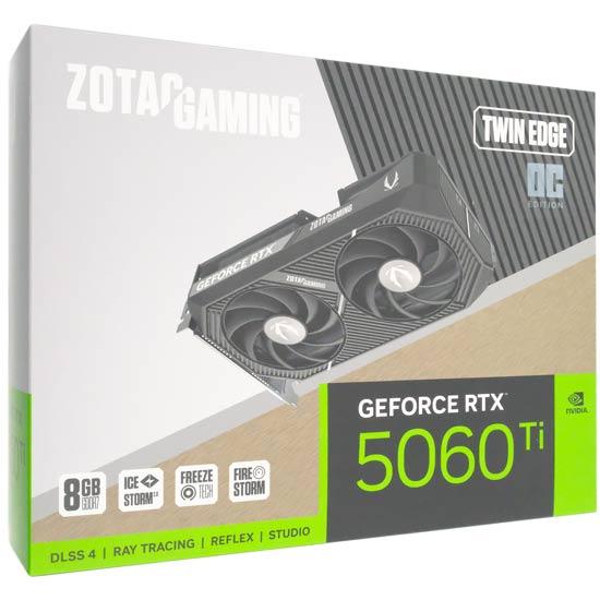 ZOTAC製グラボ　GAMING GeForce RTX 5060 Ti 8GB Twin Edge OC ZT-B50610H-10･･･