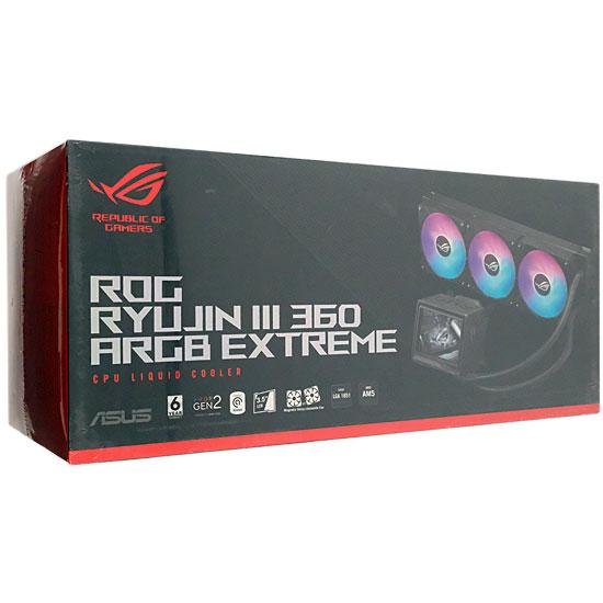 ASUS　オールインワン水冷CPUクーラー ROG RYUJIN III 360 ARGB Extreme　ブ･･･