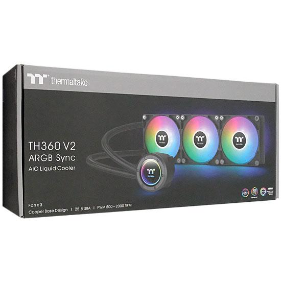 Thermaltake製　水冷一体型CPUクーラー TH360 ARGB Sync V2 CL-W362-PL12SW-A･･･