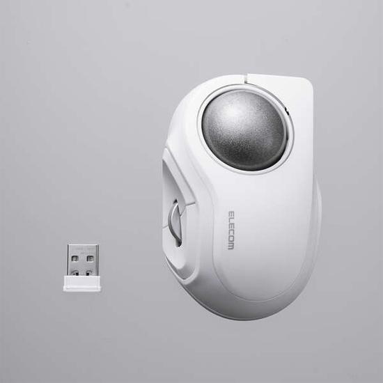 ELECOM　bitra USB無線/Bluetoothトラックボール 5ボタン/人差し指操作 M-MT2･･･