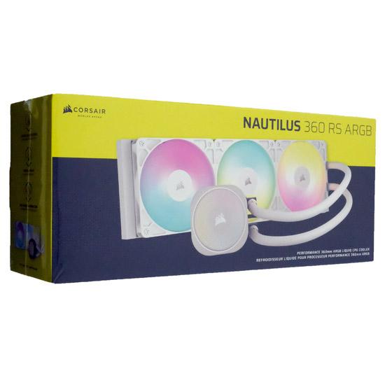 CORSAIR製　水冷CPUクーラー NAUTILUS 360 RS ARGB White CW-9060095-WW　ホ･･･