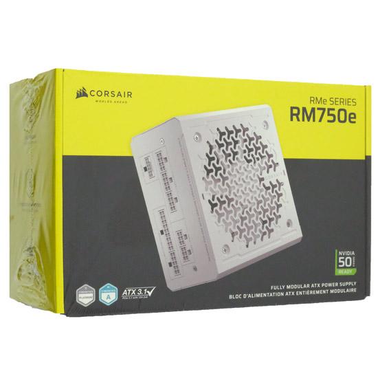 Corsair製 PC電源　RM750e White 2025 CP-9020292-JP　ホワイト