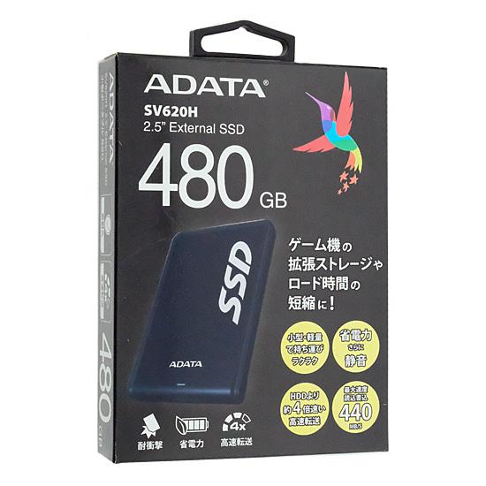 ADATA　SSD 480GB　SV620H ASV620H-480GC31-CTI　ブラック