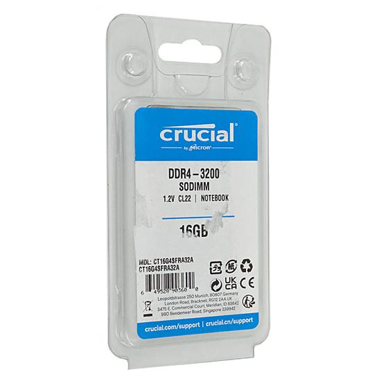 【新品訳あり(箱きず・やぶれ)】 crucial　CT16G4SFRA32A　SODIMM DDR4 PC4-2･･･