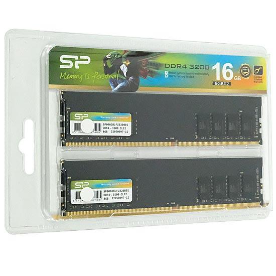 Silicon Power　SP016GBLFU320B22　DDR4 PC4-25600 8GB 2枚組