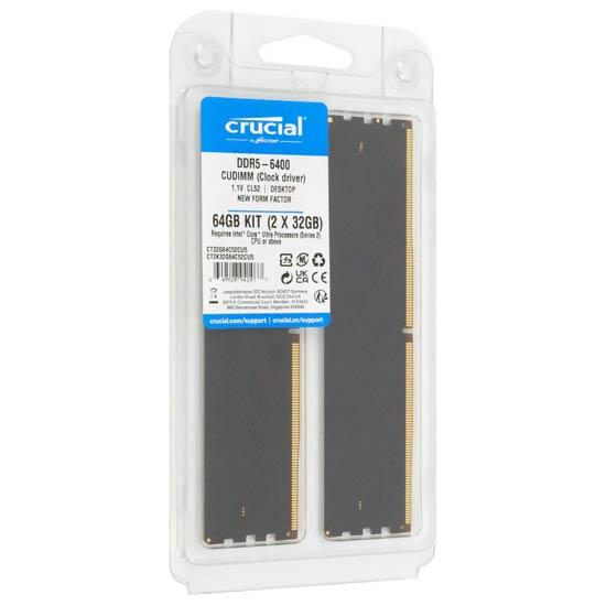 crucial　CT2K32G64C52CU5　DDR5 PC5-51200 32GB 2枚組 CUDIMM