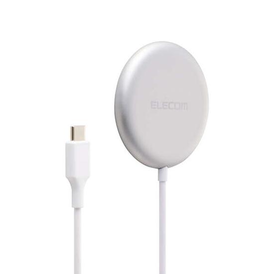 ELECOM　マグネットQi2 25W規格対応ワイヤレス充電器 25W・卓上 W-MA11SV　シ･･･