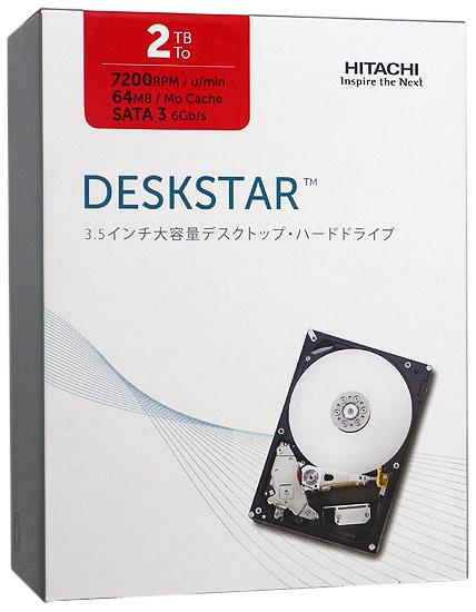 HITACHI製HDD　0S03191　2TB SATA600 7200