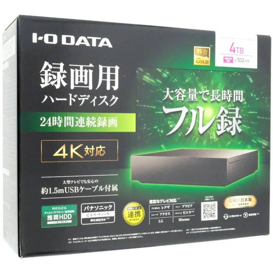 I-O DATA　録画用ハードディスク 4TB　AVHD-US4