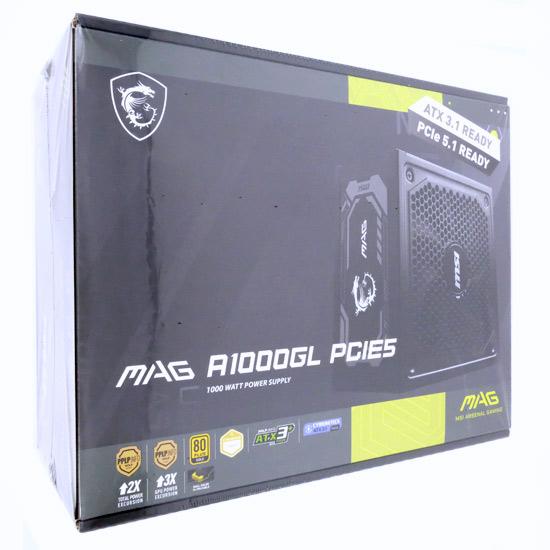 MSI　PC電源ユニット MAG A1000GL PCIE5　1000W